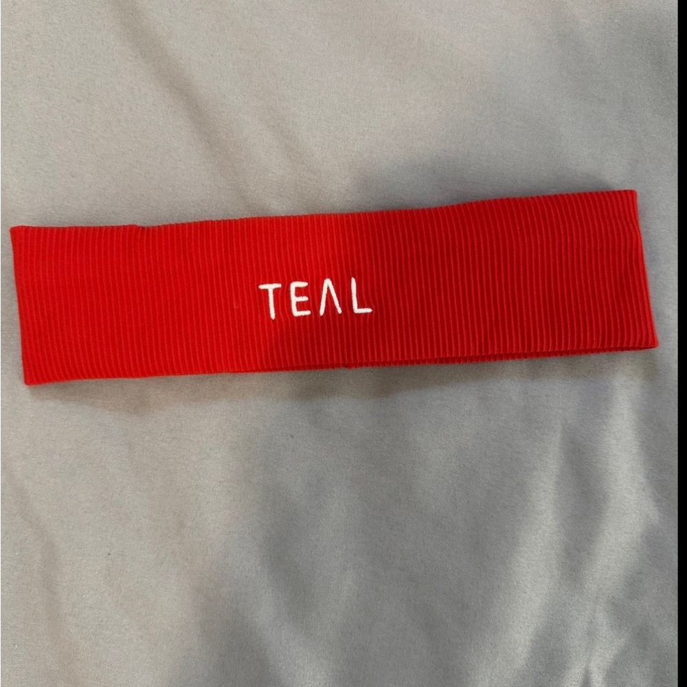Active by teal Red Hairband for exercise